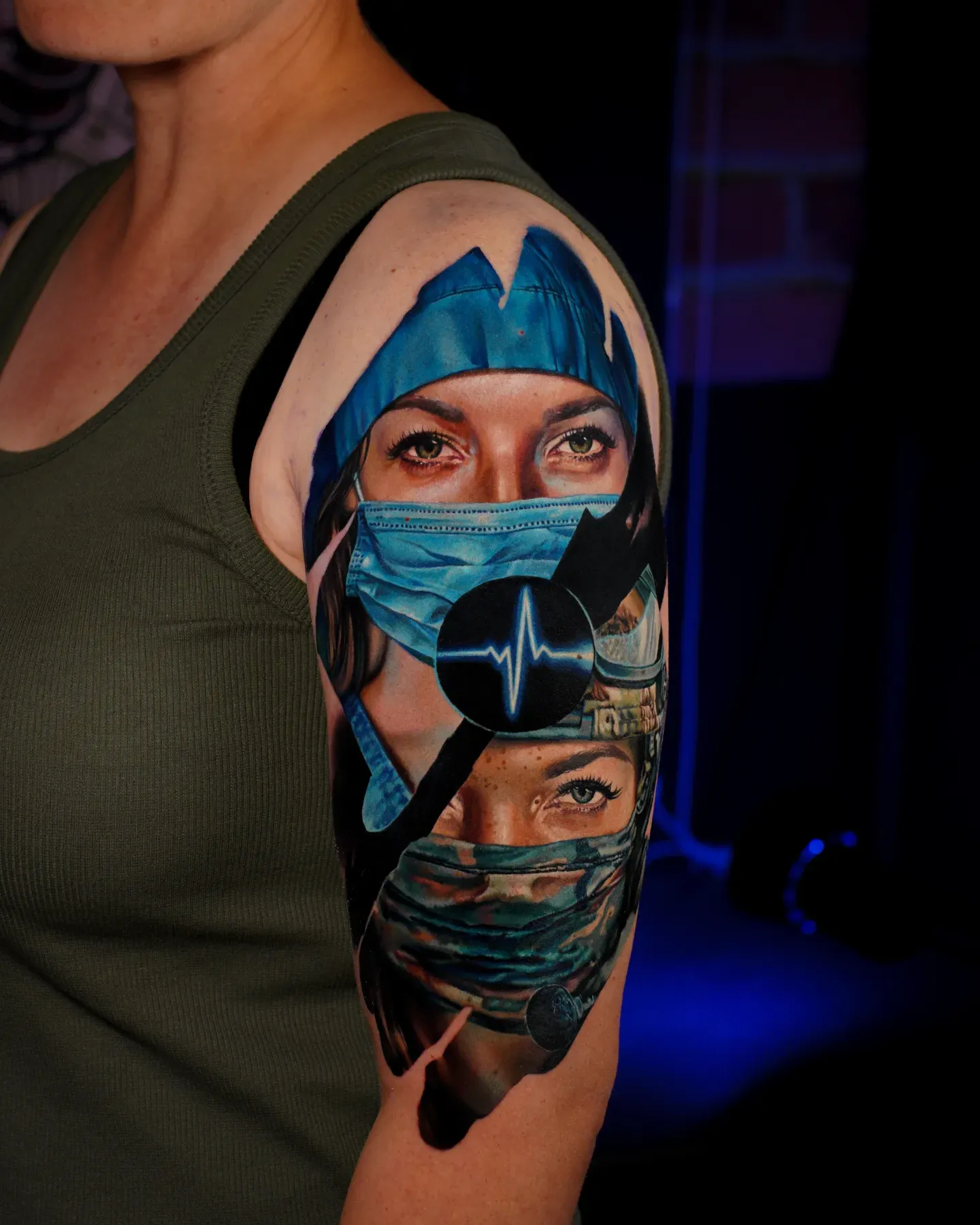 Farbrealismus-Tattoo