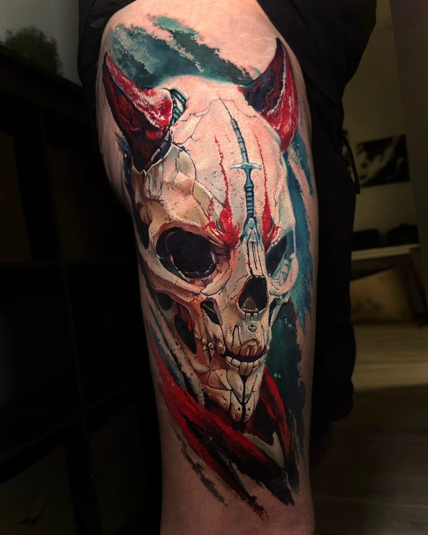 Farbrealismus-Tattoo