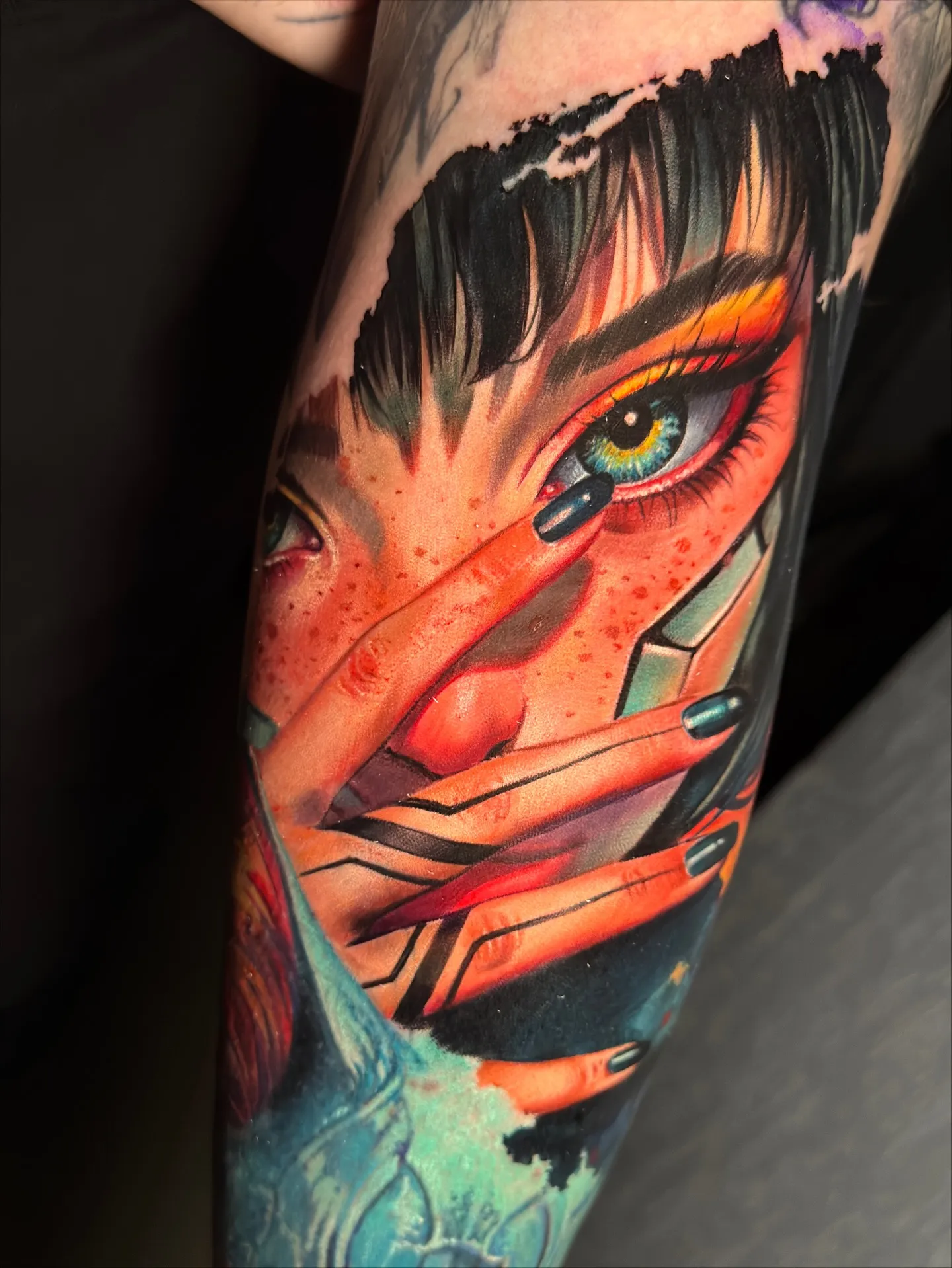 Farbrealismus-Tattoo